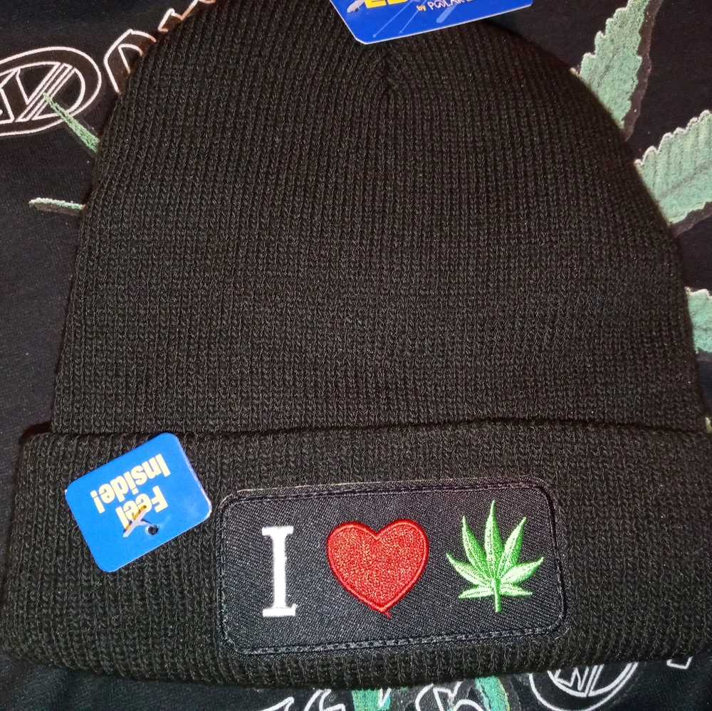 2xl Black( Don't panic it's organic.) Hoodie &Beanie - Picture 5 of 5